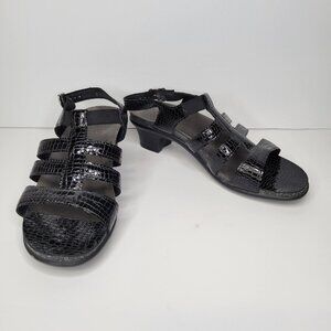 SAS Tripad Comfort Women's Size 9M Sandals Black Adjustable Buckle